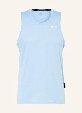 Nike Top Do Biegania Breathe Miler blau