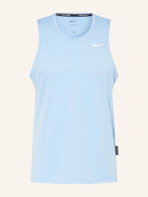 Nike Top Do Biegania Breathe Miler blau