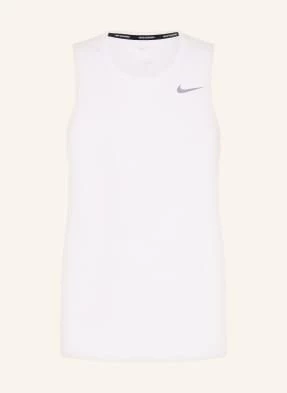 Nike Top Do Biegania Miler weiss