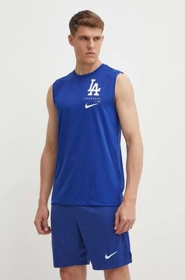 Nike top Los Angeles Dodgers męski kolor niebieski