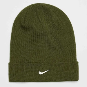 Nike U NSW Beanie Cuffed Swoosh rough green/gunmetal uniseks Czapki beanie brązowy rozmiar Akcesoria
