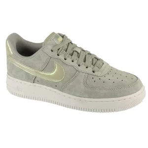 Nike W Air Force 1 07 SE HJ4401-300, Damskie, Zielone, buty sneakers, skóra zamszowa, rozmiar: 36