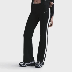 Nike Sportswear High Raised Fold Over Pant kobiety Spodnie dresowe czarny rozmiar Odzież