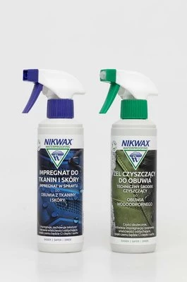 Nikwax zestaw do czyszczenia i impregnacji obuwia ze skóry licowej i tkaniny 2 x 300 ml kolor transparentny