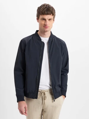 Nils Sundström Bluza męska Mężczyźni Bawełna niebieski jednolity,