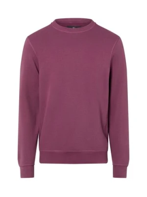 Nils Sundström Bluza męska Mężczyźni lila jednolity,
