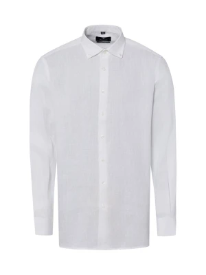 Nils Sundström koszula lniana Mężczyźni Modern Fit len (100%) biały