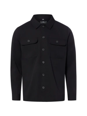 Nils Sundström koszula typu overshirt Mężczyźni Regular Fit czarny