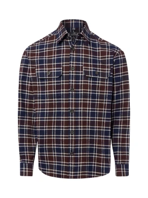 Nils Sundström koszula typu overshirt Mężczyźni Regular Fit Flanela wielokolorowy