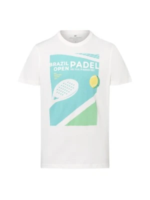 Nils Sundström Koszulka męska Mężczyźni Bawełna biały nadruk,