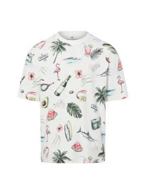 Nils Sundström Koszulka męska Mężczyźni Bawełna biały|wielokolorowy nadruk,