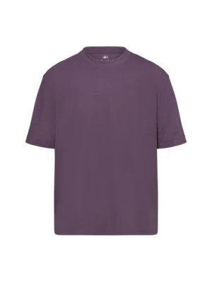 Nils Sundström Koszulka męska Mężczyźni Bawełna lila jednolity,