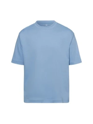 Nils Sundström Koszulka męska Mężczyźni Bawełna niebieski jednolity,
