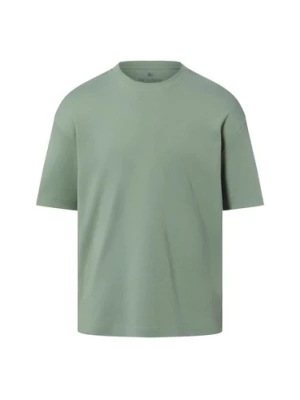 Nils Sundström Koszulka męska Mężczyźni Bawełna zielony jednolity,