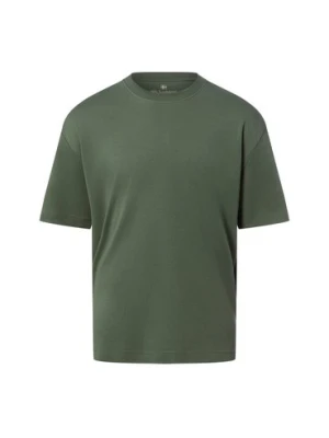 Nils Sundström Koszulka męska Mężczyźni Bawełna zielony jednolity,