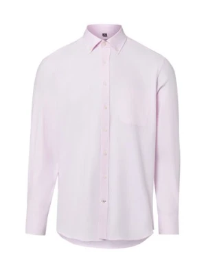 Nils Sundström Męska koszula casual Mężczyźni Regular Fit Bawełna (100%) różowy w kratkę,