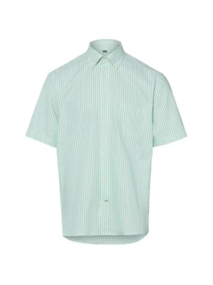 Nils Sundström Męska koszulka rekreacyjna z krótkim rękawem Mężczyźni Regular Fit Bawełna (100%) zielony,