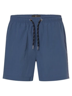 Nils Sundström Męskie spodenki kąpielowe Mężczyźni Sztuczne włókno zielony jednolity,