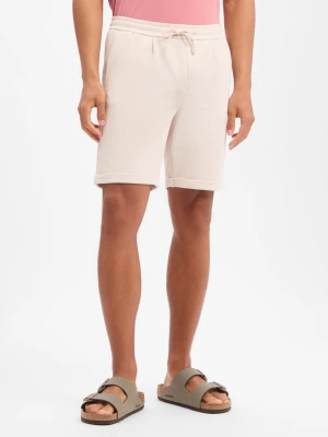 Nils Sundström Męskie szorty dresowe Mężczyźni beżowy,