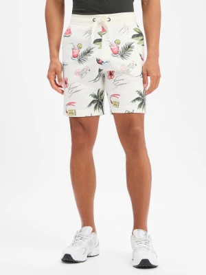 Nils Sundström Męskie szorty dresowe Mężczyźni biały,