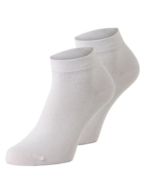 Nils Sundström Skarpety w 2-paku Mężczyźni biały jednolity,