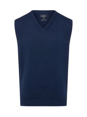 Nils Sundström Sweter damski z dzianiny Kobiety Bawełna niebieski jednolity,