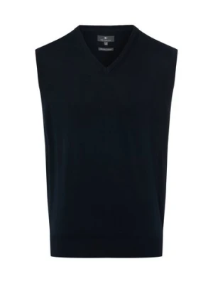 Nils Sundström Sweter damski z dzianiny Kobiety Bawełna niebieski jednolity,