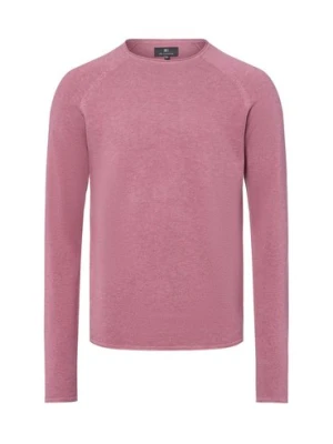 Nils Sundström Sweter męski Mężczyźni Bawełna różowy marmurkowy,