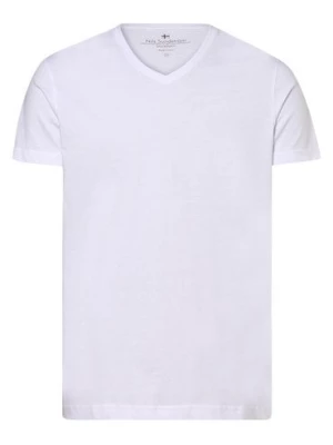 Nils Sundström T-shirt męski Mężczyźni Dżersej biały jednolity,