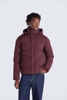 Nimbus — męska ocieplana kurtka - Dark Burgundy Animal