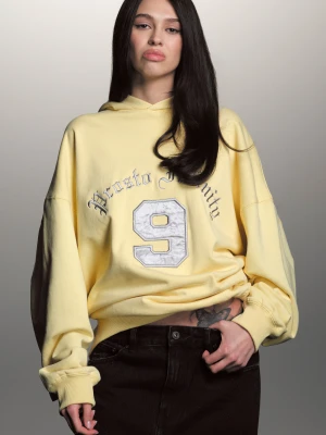 Nine bluza unisex bawełniana butter yellow Klasyk