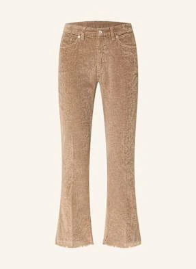 Nine:Inthe:Morning Spodnie Sztruksowe 7/8 beige