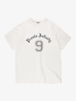 Nine t-shirt męski bawełniany żółty Klasyk