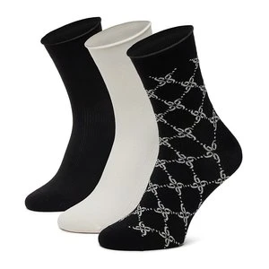 NINE WEST BR_NW_01_Z_SS25 (3 PACK) white Czarny