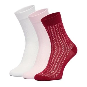 NINE WEST CEO_BR_NW_25076_W_AW25 (3 PACK) Błękitny