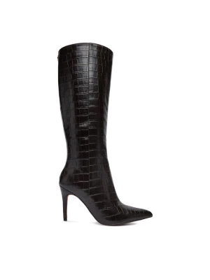 Nine West Kozaki CEO-SL95027 01 Brązowy ciemny