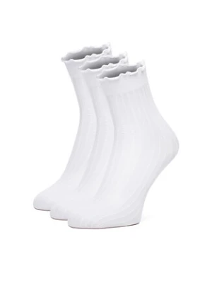 Nine West Skarpety długie CEO_AS_NW_01_Z_AW25 (3-PACK) Biały