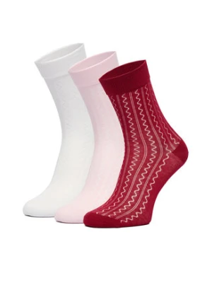 Nine West Skarpety długie CEO_BR_NW_25076_W_AW25 (3 PACK) Kolorowy