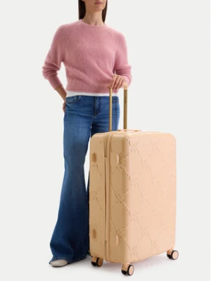 Nine West Walizka duża CEO-NW-L-006-09 BEIGE Różowy jasny