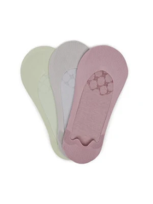 Nine West Zestaw 3 par stopek damskich LA_NW_4WB_007_SS25 (3-PACK) MIX Kolorowy