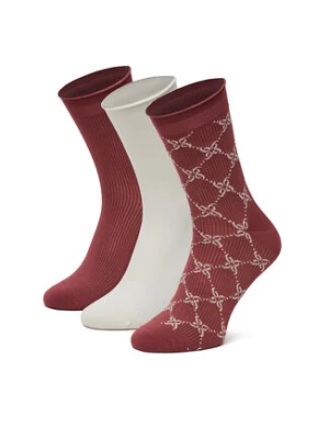 Nine West Zestaw 3 par wysokich skarpet damskich BR_NW_01_Z_SS25 (3 PACK) Kolorowy
