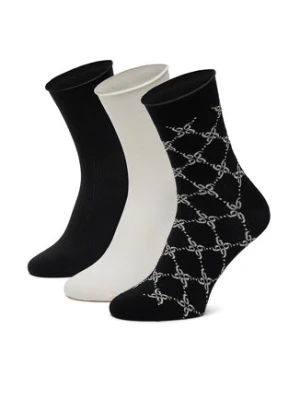 Nine West Zestaw 3 par wysokich skarpet damskich BR_NW_01_Z_SS25 (3 PACK) Kolorowy