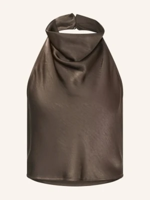 Ninety-9 Bluzka Ivy Z Satyny braun