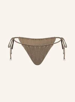 Ninety-9 Dół Od Bikini Trójkątnego Positano Z Błyszczącą Przędzą gruen