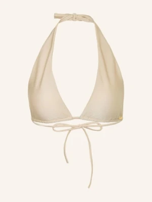 Ninety-9 Górka Bikini Z Wiązaniem Na Szyi Bloom beige