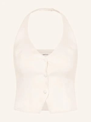 Ninety-9 Lniany Top Eira weiss