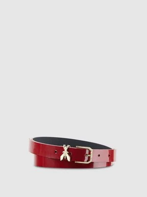 Niski pasek z lakierowanej skóry PATRIZIA PEPE