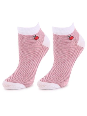 Niskie Skarpetki Damskie w Paski Footies Cherry Marilyn