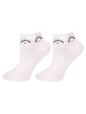 Niskie Skarpetki Damskie z Oczami Footies Blink S36 Marilyn