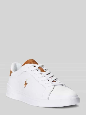Niskie sneakersy z gładkiej skóry Polo Ralph Lauren